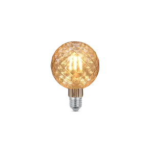 GREEN TECH LED filament žarnica Green Tech 4W, 2700K, E27, AC220V, amber, nastavljiva - LFB-4001