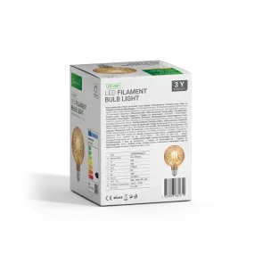 GREEN TECH LED filament žarnica Green Tech 4W, 2700K, E27, AC220V, amber, nastavljiva - LFB-4001