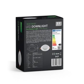 GREEN TECH LED svetilka Green Tech 12W, 3 CCT, okrogla - DW-R03-12W-3CCT