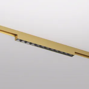 Linear track light GRILL 10W 3000K 48V satin brass SHINE (DK/EU-5771-SB)