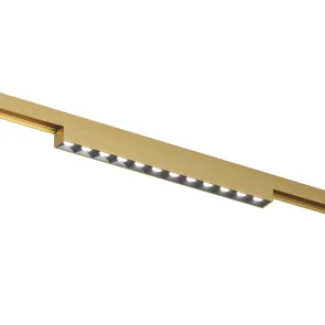 Linear track light GRILL 10W 3000K 48V satin brass SHINE (DK/EU-5771-SB)