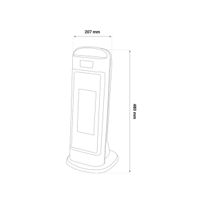 GREEN TECH PTC grelnik Green Tech 2000W, električni - PTC-GT2000