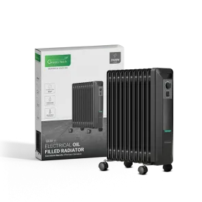 GREEN TECH Oil Radiator Green Tech 2500W, Electric - GH-80-11