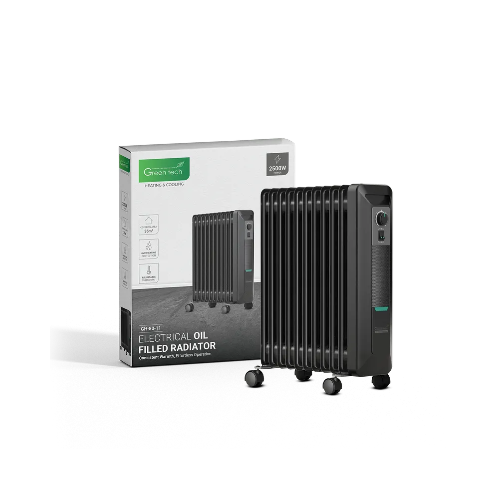 GREEN TECH Oljni radiator Green Tech 2500W, Električni - GH-80-11