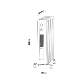 GREEN TECH Oljni radiator Green Tech 2500W, Električni - GH-80-11