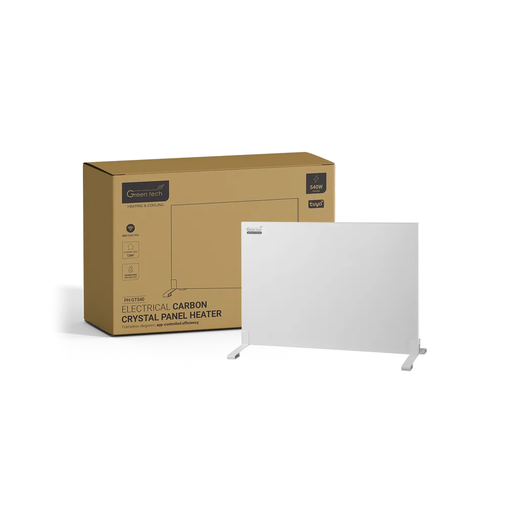 GREEN TECH Panelna grijalica Green Tech 540W, ogljikovi kristali, WiFi / Tuya, električna - PH-GT540