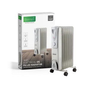 GREEN TECH Oil Radiator Green Tech 1500W, electric - GH-29-7