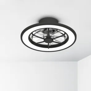 GREEN TECH Stropni ventilator s svetilko Green Tech, 18", 40W, 3CCT, črn - FNX-18BK