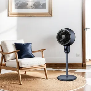 GREEN TECH Ventilator s postoljem Green Tech 35W, 9", časovnik - G-F9-BR