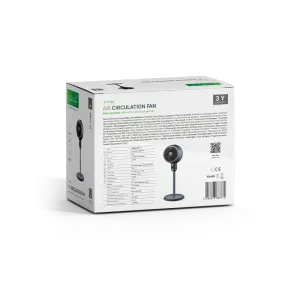 GREEN TECH Ventilator s postoljem Green Tech 35W, 9", časovnik - G-F9-BR