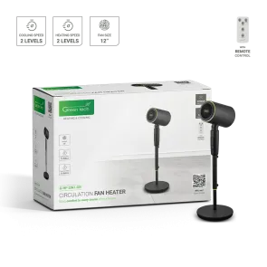 GREEN TECH Ventilator in grelnik Green Tech 50W (hlajenje) / 2200W (ogrevanje) - G-HF-2IN1-GR