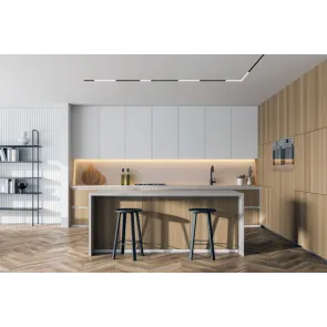 LED strip light. Basic LED light for track system. Smart rail-mounted LED light