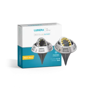 LUMERA LED solarna svjetilka Lumera Lighting, 3000K + modra, IP44 - SLS-P6307