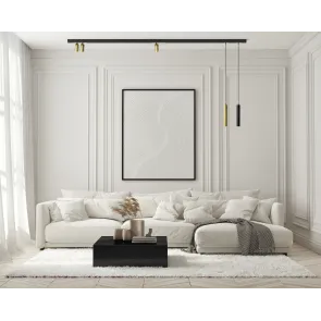 LED tračna svetilka. Vrtljiva LED svetilka za tirnični sistem. Pametna šinska LED svetilka