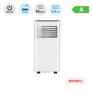 Chigo Prijenosna klima Chigo 9000BTU, 2.6kW, A, R290, bela - SKY-1A-09