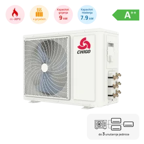 Chigo Multi Split Chigo Outdoor Unit 7.9kW, A++, -20 ~ 55°C, with Heater, 3 Outputs - Z3OC-27HRIN4