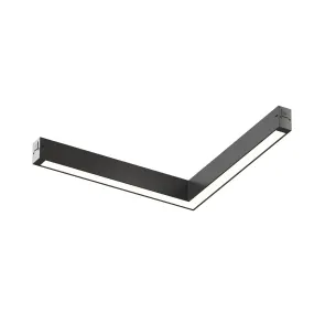 LED strip light. Corner LED light for track system. Smart rail-mounted LED light