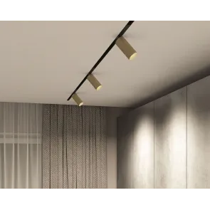 LED tračna svetilka. Vrtljiva LED svetilka za tirnični sistem. Pametna šinska LED svetilka