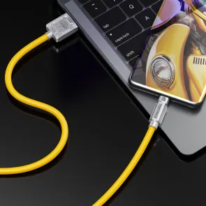 TRANSFORMERS USB to lightning cable Transformers TF-A02, 1.5m, yellow - TF-A02-YL