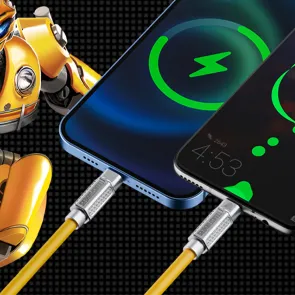 TRANSFORMERS USB to lightning cable Transformers TF-A02, 1.5m, yellow - TF-A02-YL