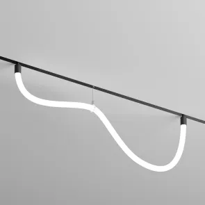 LED strip light. Flexible LED light for track system. Smart rail-mounted LED light