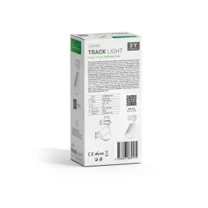 GREEN TECH Track Light Green Tech, GU10, IP20, white - L200-WH