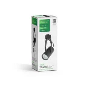 GREEN TECH Šinska svjetiljka Green Tech, GU10, IP20, črna - L300-BK