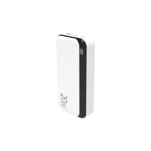 GIGATECH Power Bank Gigatech 20000 mAh, USB and C Outputs, White - TX20000-WH