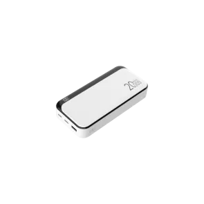 GIGATECH Power Bank Gigatech 20000 mAh, USB and C Outputs, White - TX20000-WH