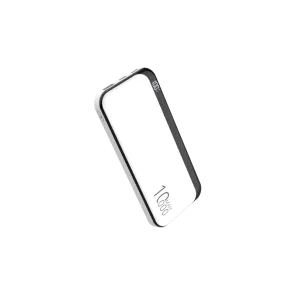 GIGATECH Power Bank Gigatech 10000 mAh, USB and C Outputs, White - TX10000-WH
