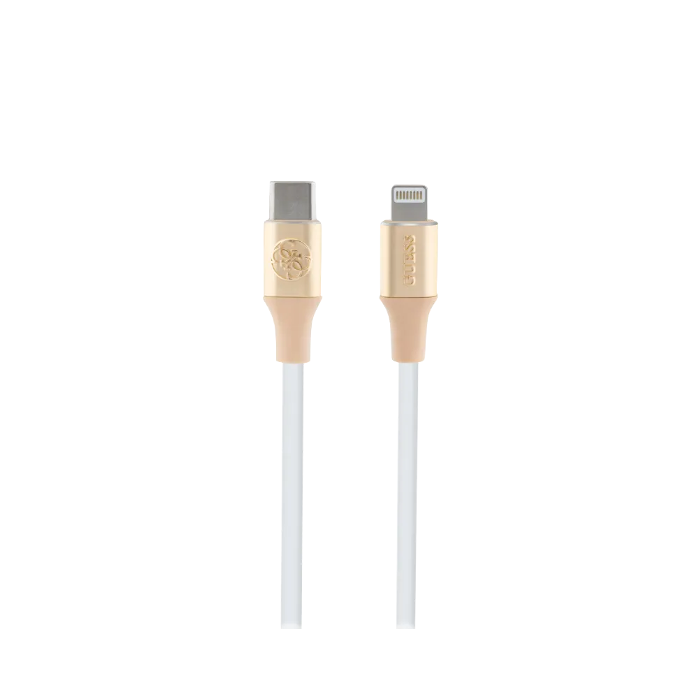 Guess C to lightning cable Guess 1.5m, golden - GUCLLALRGDD