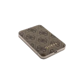 Guess Power Bank Guess 5000 mAh, MagSafe združljiv, rjav - GUPB5FP4EMGW