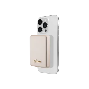 Guess Power Bank Guess 3000 mAh, 5W, MagSafe združljiv, zlat
