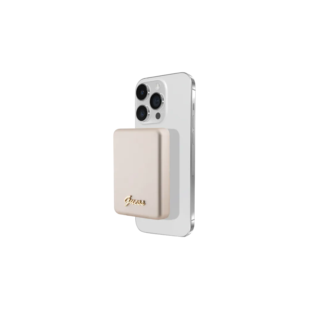 Guess Power Bank Guess 3000 mAh, 5W, MagSafe Compatible, Gold
