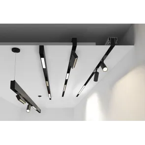 LED track rail for spotlights. Track rail for LED lights