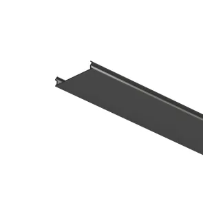 PVC stranski pokrovi za tirnico SMART, črna, 1000 mm, Zaščitni element za LED tirnični sistem