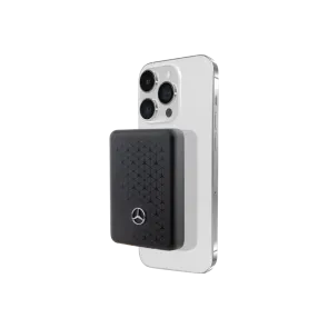 Mercedes Benz Power Bank 5000 mAh, MagSafe združljiv, črn - MEPB5KMESTK