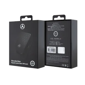Mercedes Benz Power Bank 5000 mAh, MagSafe Compatible, Black - MEPB5KMESTK