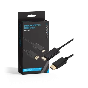 GIGATECH Cable Gigatech Display Port to HDMI 2m, 4K - DP210
