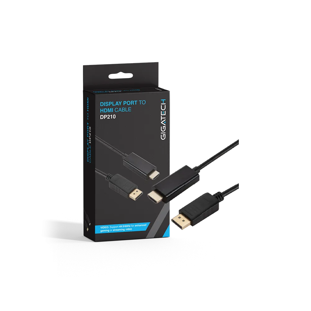 GIGATECH Cable Gigatech Display Port to HDMI 2m, 4K - DP210