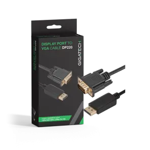 GIGATECH Cable Gigatech Display Port to VGA 2m, Full HD - DP220