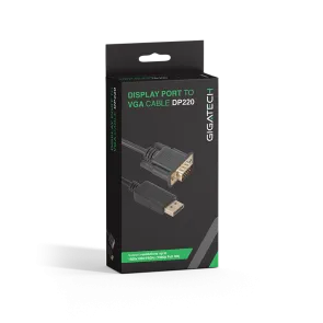 GIGATECH Cable Gigatech Display Port to VGA 2m, Full HD - DP220