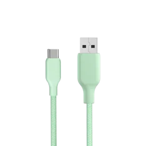 GIGATECH USB na C kabel Gigatech XZ321 1m, zelen
