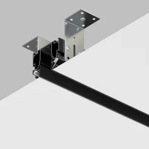 2-v-1 tirnični profil za napenjalne strope in sistem. LED tirnica za reflektorje, Tračna tirnica za LED svetila