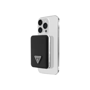 Guess Power Bank Guess 5000 mAh, MagSafe združljiv, črn - GUPB5FPGTSPSK