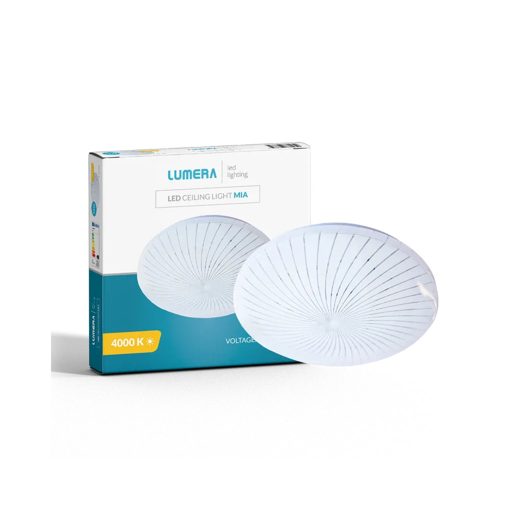 LUMERA LED ceiling light Lumera Lighting Mia, 18W, 4000K, diameter 34cm