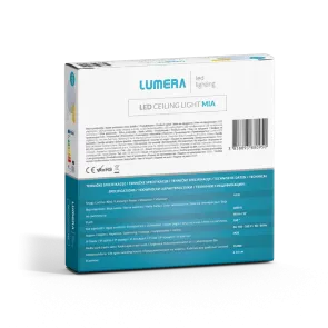 LUMERA LED ceiling light Lumera Lighting Mia, 18W, 4000K, diameter 34cm