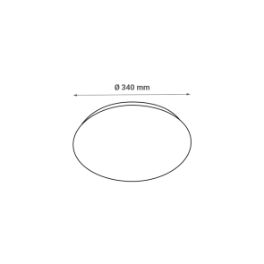 LUMERA LED ceiling light Lumera Lighting Mia, 18W, 4000K, diameter 34cm