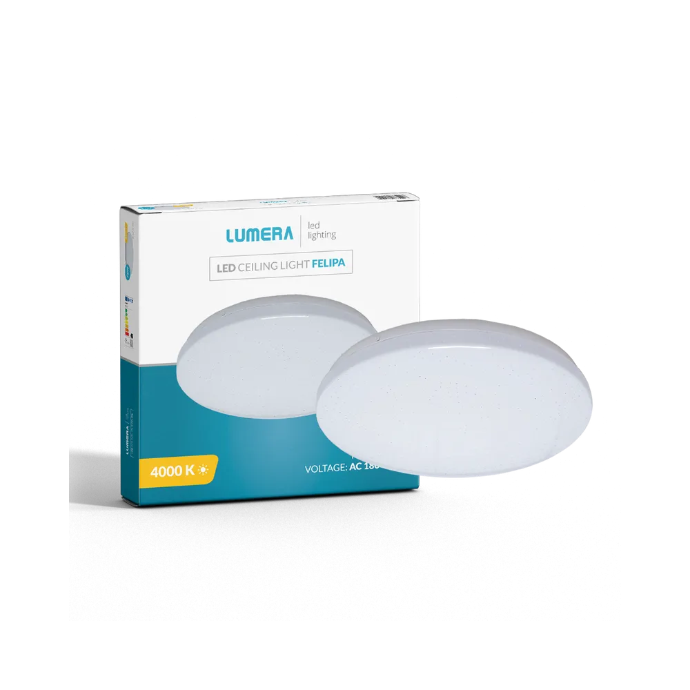 LUMERA LED ceiling light Lumera Lighting Felipa, 72W, 4000K, diameter 57.5cm, starry sky