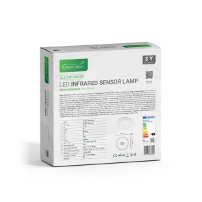 GREEN TECH LED ceiling light with sensor Green Tech 16W, 4000K, diameter 29cm - CLS-77B-16W-NW